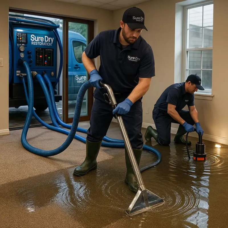 Water Extraction and Removal process in Lafayette, CA